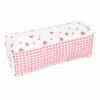 Large Capacity Pencil Case Pink Star Gingham Pencil Pouch Kawaii Stationery Bag  Gift