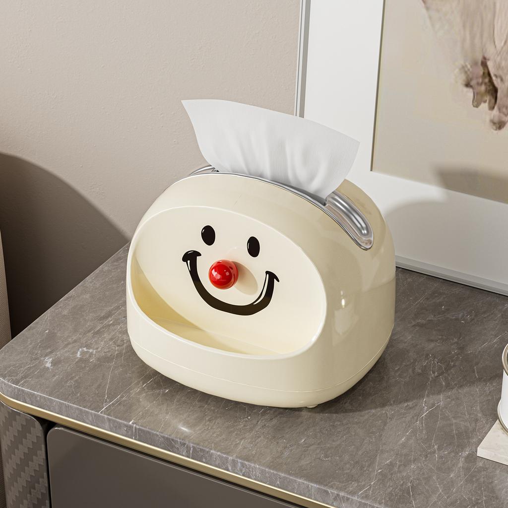 Creative Cute Paper Box Light Luxury Household Dining Table Tissue Storage Box Tissue Box Living Room Desktop Paper Box
