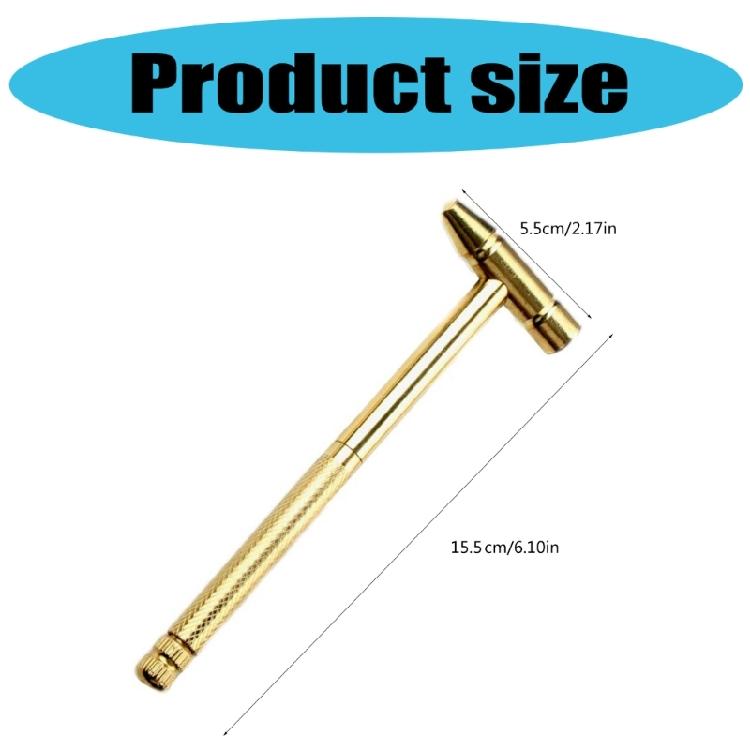 6 In 1 Mini Multifunction Copper Hammer and Screwdriver Mallets Hand Tools for Home Maintenance and Creative Projects