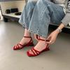 Fashion Spring Shoes 2025 Sandals Clear Heels Med Ankle Strap Clogs Wedge Square Toe New Comfort Retro Medium Fashion Summer Platform Lo