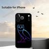 D-Drake OvO O-OWL  Phone Case For iPhone 17,16,15,14,13,12,11 Plus,Pro Max,XS,Soft Silicone Black Cover