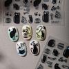 Cyansea Cute Little Black Cat Nail & Phone Stickers - DIY Decorative Adhesive