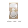 2Set Replacement Mouse Skates Mouse Feet Stickers for GProX Superlight2 Mouse Glides Pad Curved Edges