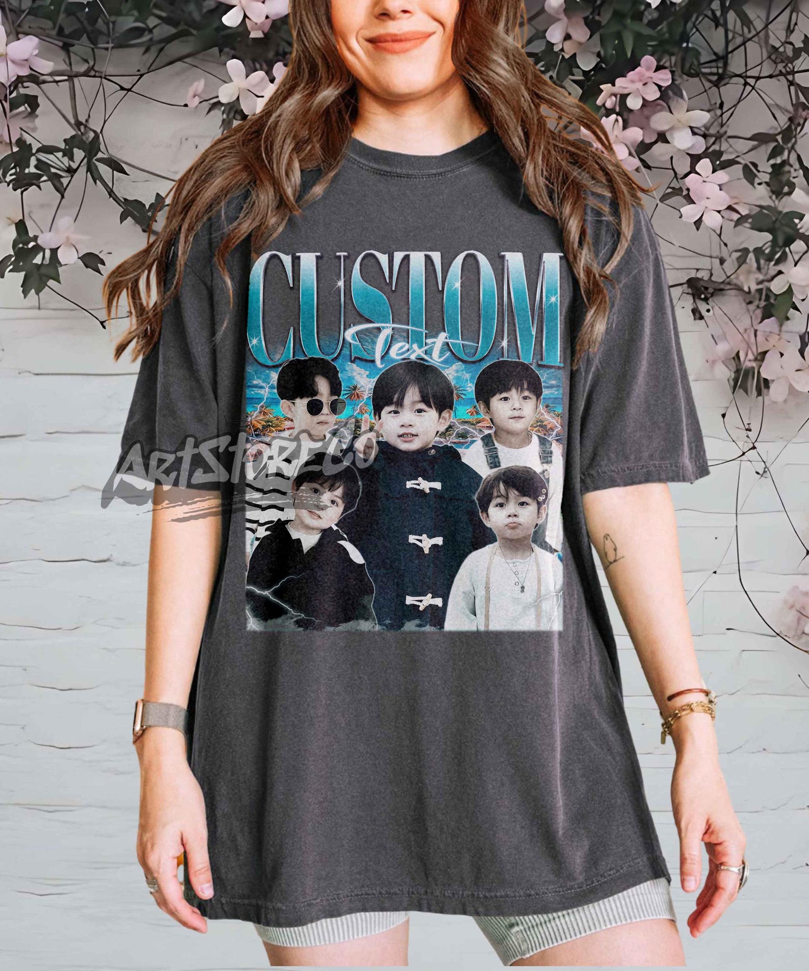 Custom Kids Shirt, Personalized Toddler Tee 2XL