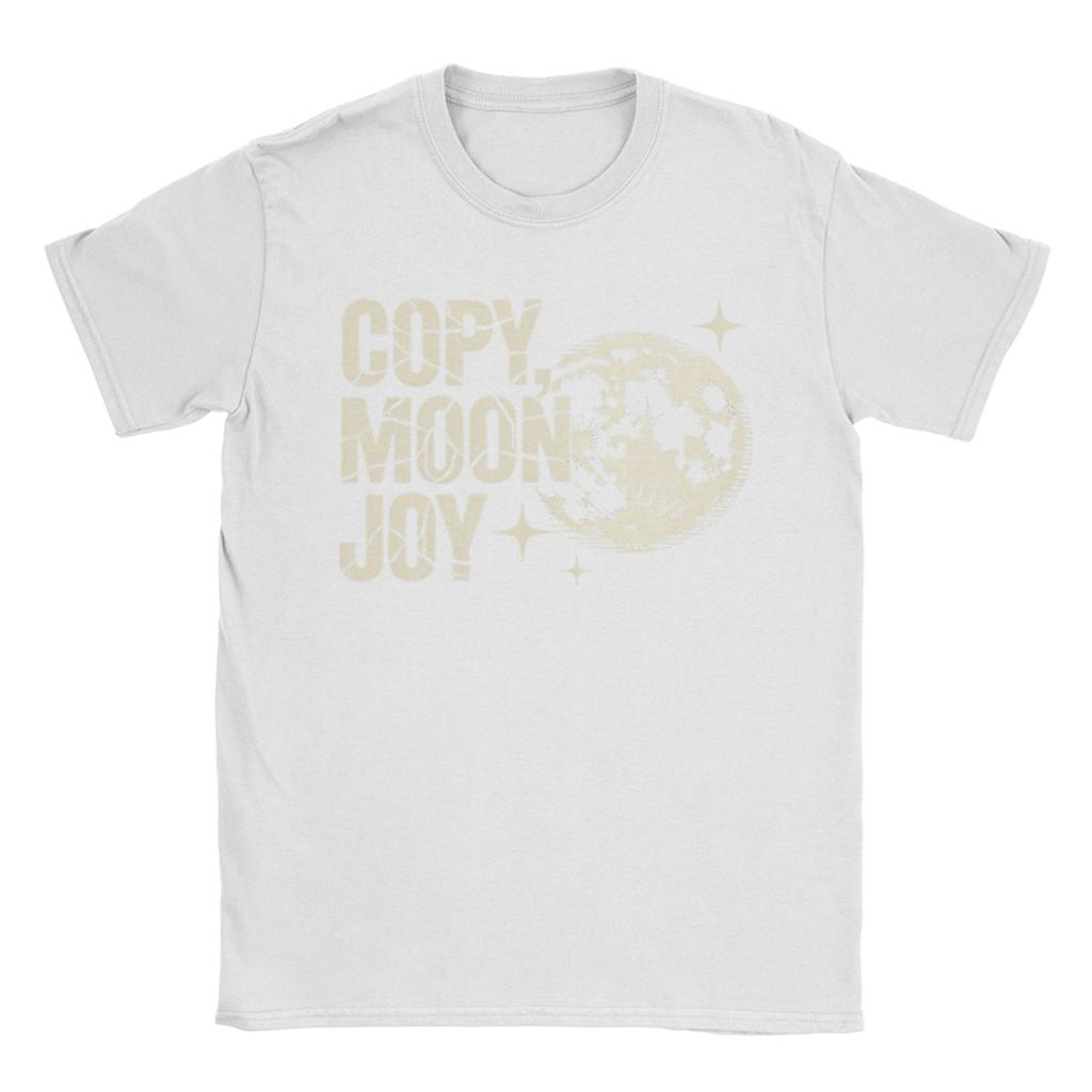 Vintage Copy Moon Joy Artemis II Lunar Mission TShirt for Unisex Round Collar Cotton T Shirts Short Sleeve Tee Shirt Clothes