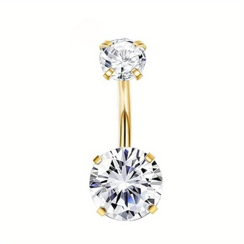 Bobisty 316L Surgical Steel Belly Button Ring Cute Butterfly Dangle Navel Piercing Jewelry for Women