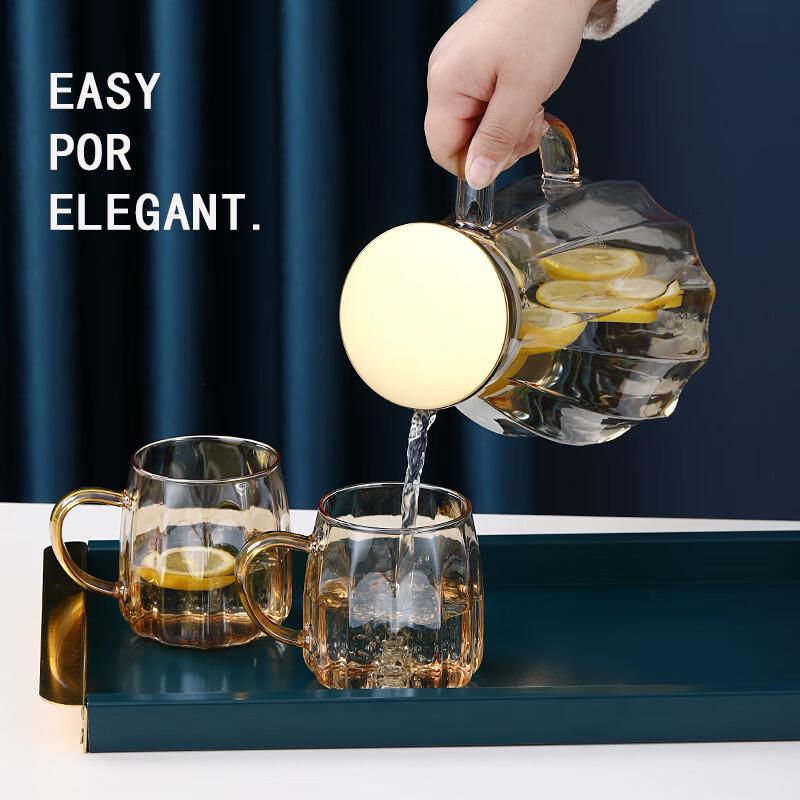 Segona Heat-Resistant Glass Water Pitcher & Cup Set