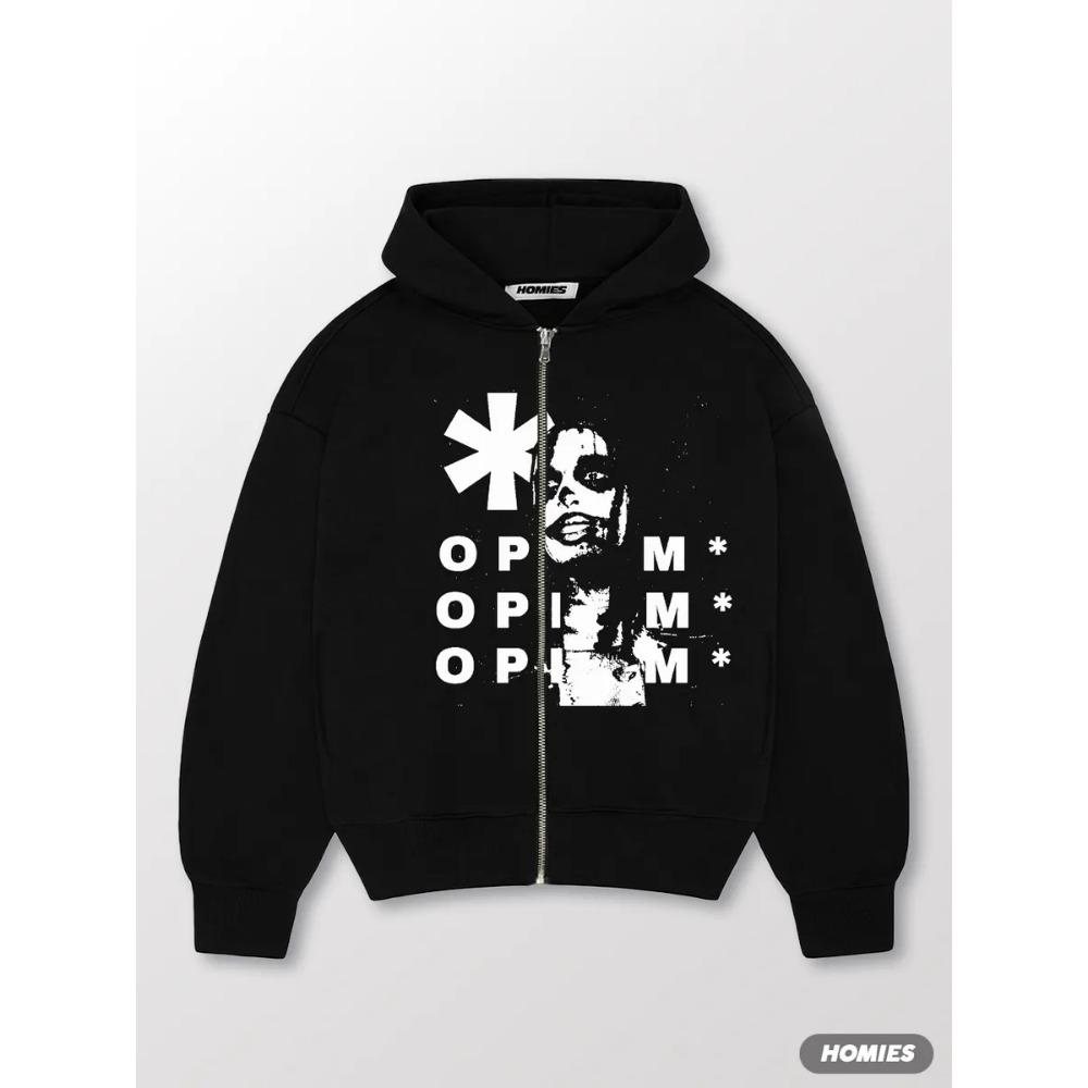 

Hip Hop High Street Hoodie, Simple Men s and Women s Trendy Brand Hooded Cardigan, Couple s Clothing, Autumn American Jacket S