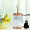 Bird Cage Heater ,Ceramic Heat Lamp Bulb, Winter Warming Equipment, Reptile for Chickens