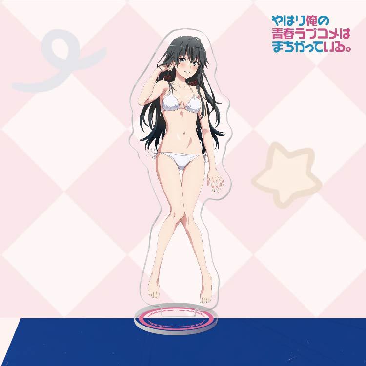 Anime My Youth Romantic Comedy Is Wrong Acrylic Stand Action Figure Toy PVC Desktop Stand Model Toys Gift