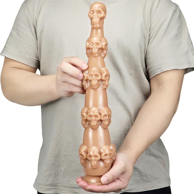 Skull and Crossbones Anal Plug Female Anal Asshole Sex Products Expansion Equipment Hardcore Masturbation Chrysanthemum Anus