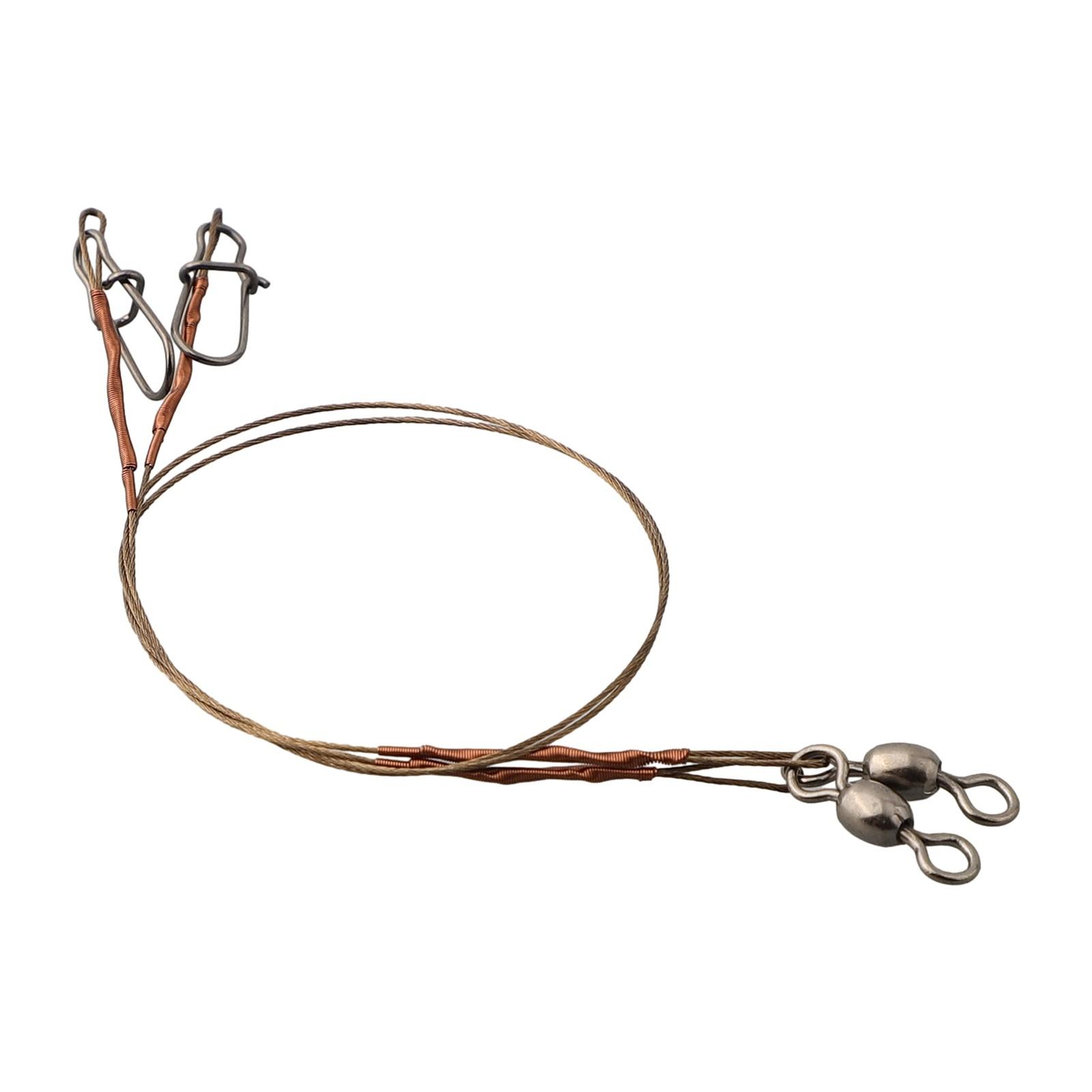 

2 шт. Поводок из нержавеющей стали против перекусывания Высококачественный 20cm 9kg