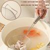 Long Handle Skimmer Spoon Stainless Steels Spiders Wire Strainer Ladle with Hook for Boiling Noodles and Hot Pot Serving in Kitchen Use