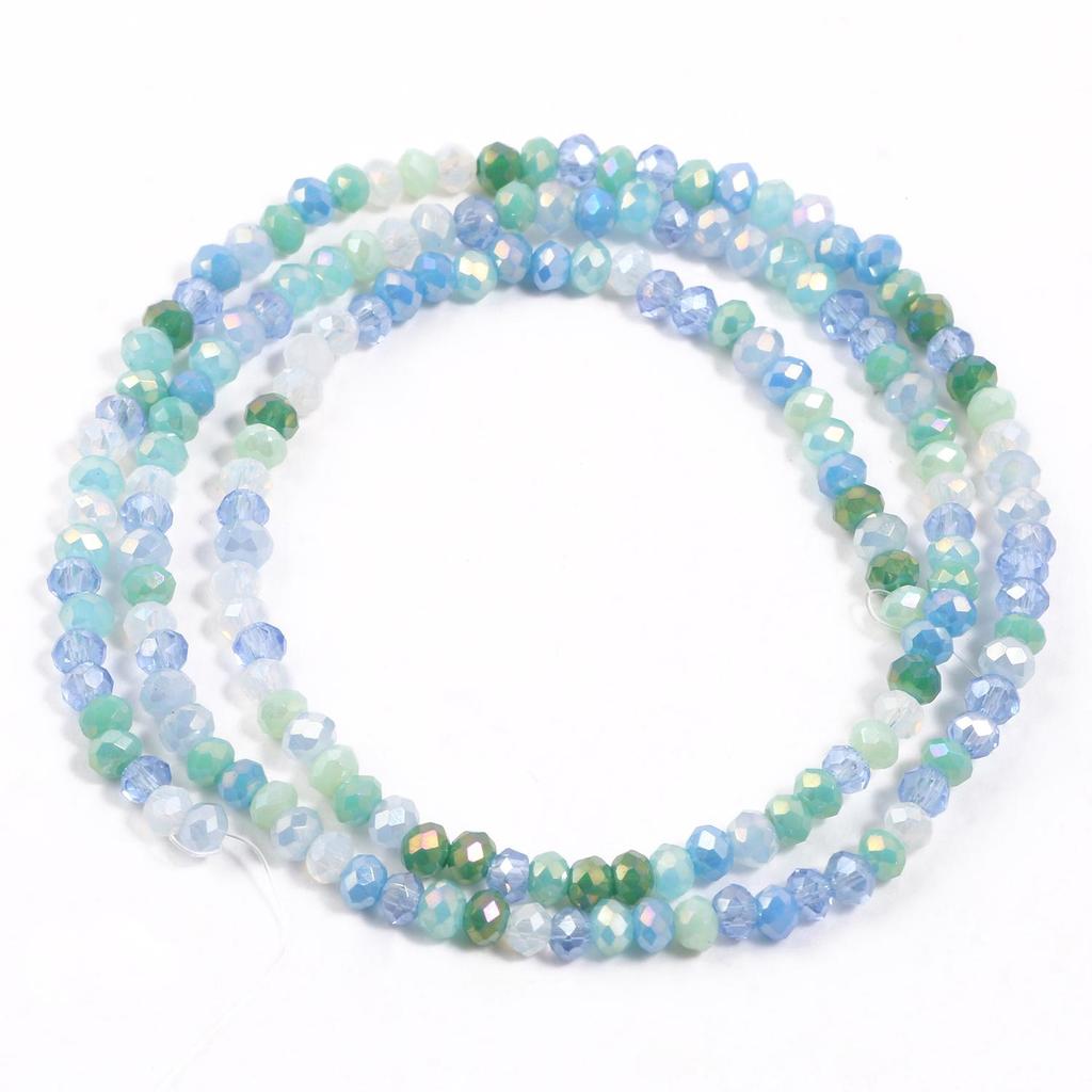 2x3mm Rondell Faceted Crystal Quartz Loose Waist Beads For Jewelry Making DIY Woman Charms Bracelet Necklace Earrings Accessorie