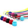 6PCS No-Tie Shoelaces, Lazy Round Elastic Colorful Reflective Free Tie-free