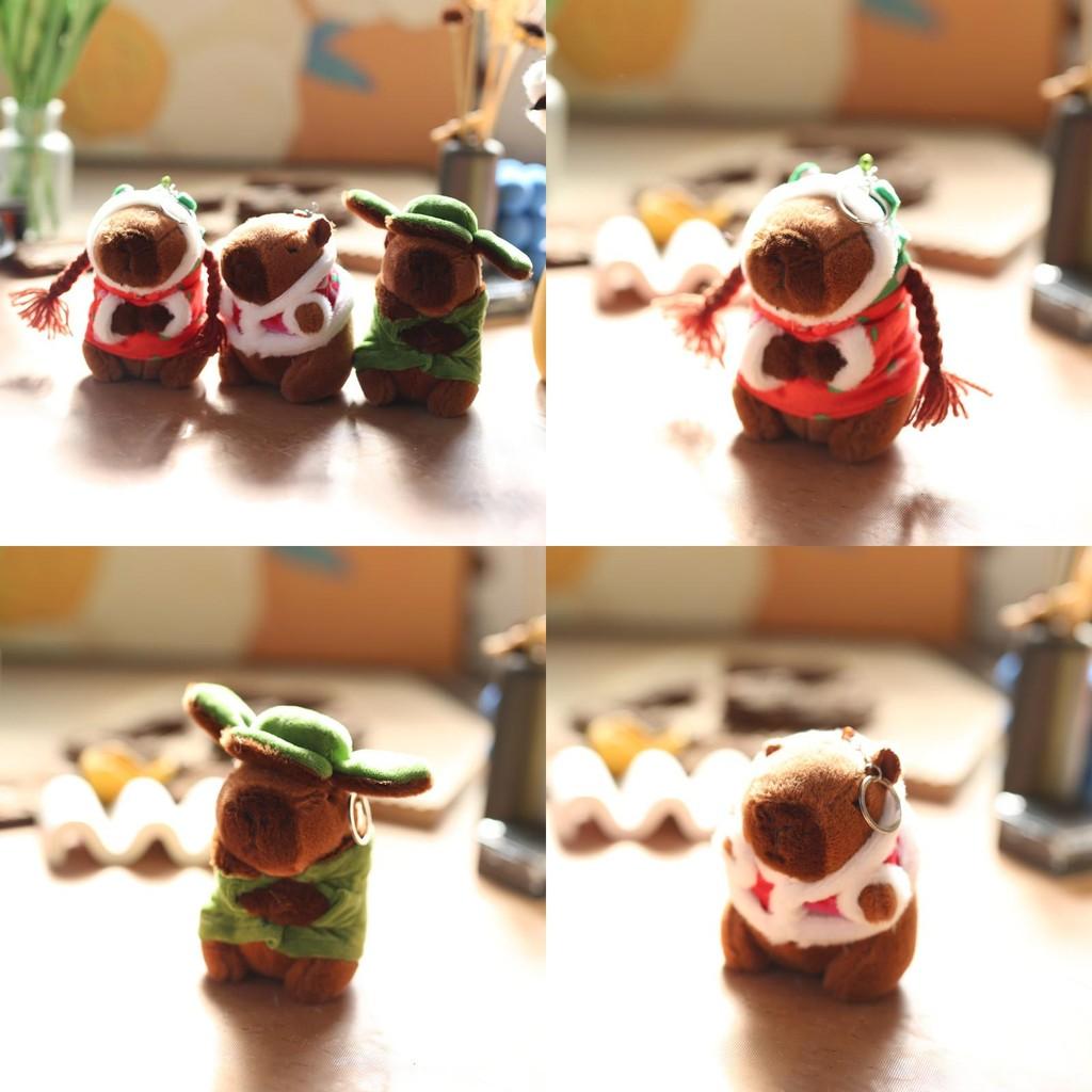 Plush Capybara Keychain With Soft Short Plush For Kids And Collectors