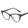 European American Stylish Glasses for Women Cat Eye Shape Anti Blue Light Glass Male Fashion Trendy Women's Glasses