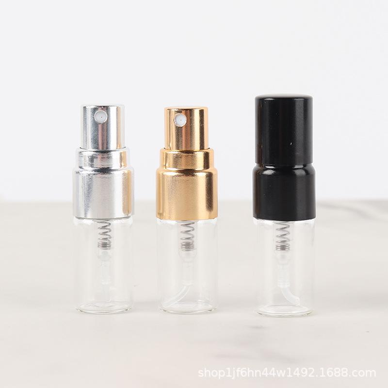 2/3/5/10ml High-End Transparent Glass Perfume Spray Bottle - Portable and Refillable