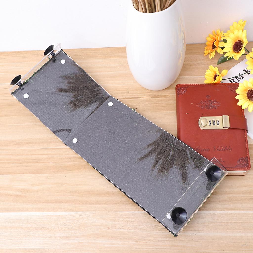 Simulation Lawn Terrace Large Lifelike Grass Ladder Turtle Tank Tortoise Climbing Platform Aquarium Decor Natural Shelter