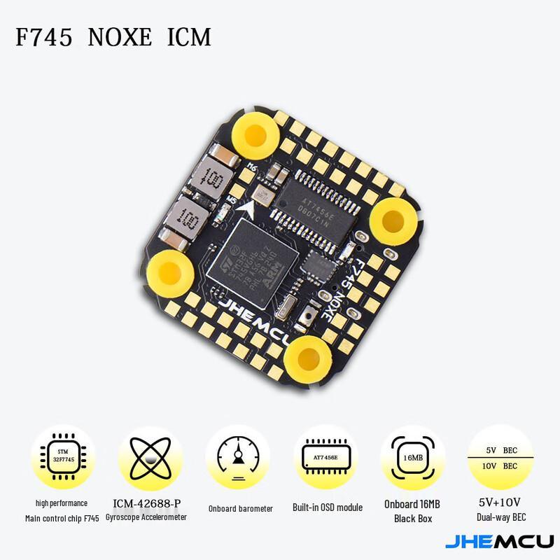 JHEMCU F745 NOXE Flight Stack with AM32MINI 60A ESC