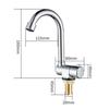 Compatible With Standard Sinks 360° Rotating Faucet Foldable RV Faucet