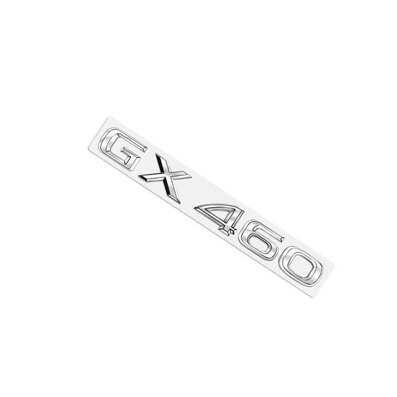 Metal Emblem Car Sticker Badge Decal Body Trunk Decor for Lexus Hybrid GS300 GS430 GS460 GX400 NX300 RX300 Chrome Silver