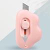 Cute Cloud Shape Mini Portable Utility Knife Paper Cutter Cutting Paper Razor Blade Office Stationery Cutting Supplies