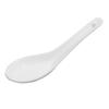 Kangfutao White Ceramic Soup Spoons