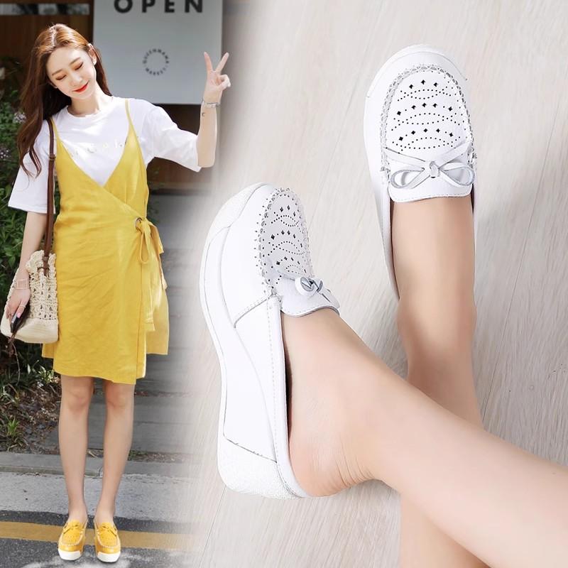 GKTINOO 2025 Summer Women Shoes Hollow Slippers Wedge Flip Flops Women High Heel Slippers Women Casual Sandals Female Shoes