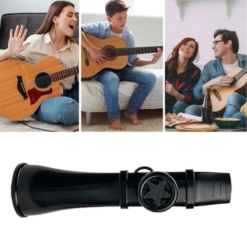 Two Kazoos, Lightweight, Great Sound, with Strap, Adjustable Tone, Easy To Play, Multicolored, Perfect for Parties, Beginners, and All Ages