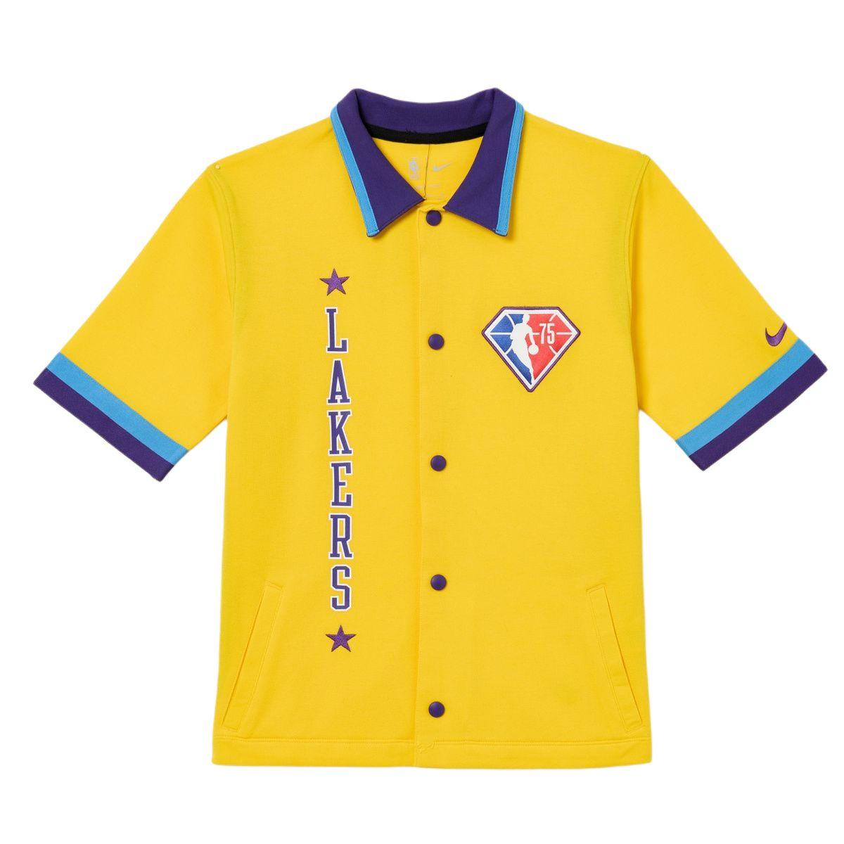 Nike Casual Shirt Nba Lakers Fashion Comfortable Breathable Short Sleeve Kids Kids tops 3Z2B7HC2M-LAK S