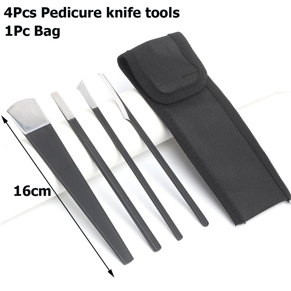 9Pcs/Set Stainless Steel Toe Pedicure Knife Nail Clipper Feet Scraper Tools Set Dead Skin Removers Nail Remove Cuticle Tools