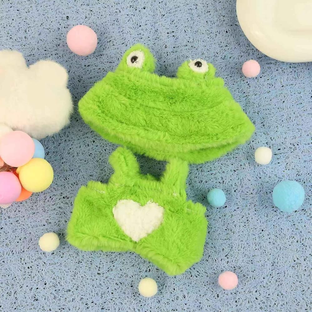 Cimoon Doll Clothing 15cm/17cm Cute Costume Outfit for Plush Toys and Dolls Dress Up Accessory
