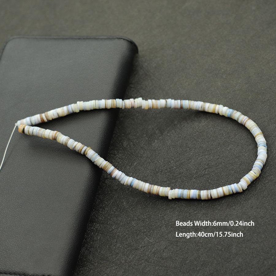 

Noter Grade A Natural Shell Septal Bead For Jewelry Making 3 Colors Flat Gemstone Strand For DIY Bracelet Necklace Earrings