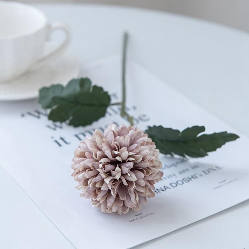 1/3pcs Artificial Flowers Silk Ball Chrysanthemum Wedding Bridal Bouquet Home Room Outdoors Garden Yard  Festival Decor Access