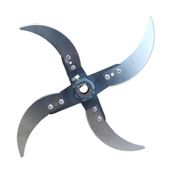 

Лезвие для измельчения овощей Лезвие для измельчения травы из нержавеющей стали с 12 монтажными отверстиями Лезвие с регулируемым диаметром Домашняя трава