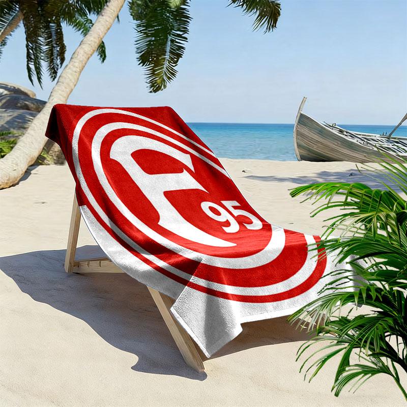 F95 Print Beach Towel, Large Soft Quick Dry Towel for Beach Camping Swimming