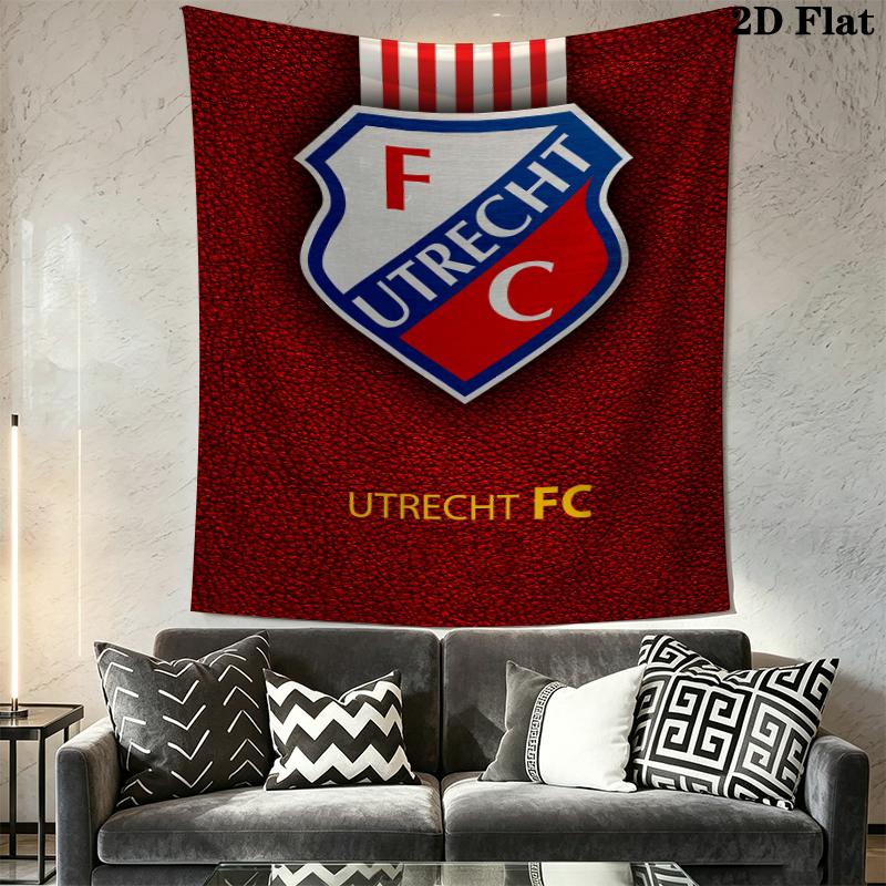 f c utrecht Wall Tapestry Aesthetic Wall Hanging Printed Fabric Blanket Decorative Tapestries for Bedroom Living Room Home Decor