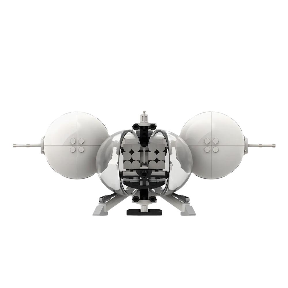MOC Oblivion Spaceship Building Blocks Sci-Fi Movie Tom Cruise Bubble Ship Brick Toy Adult Gift Fan Collectible
