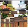 6Pcs Replacement Fence Post Cover Waterproof Fence Column Toppers Posts Top Protector  Patio