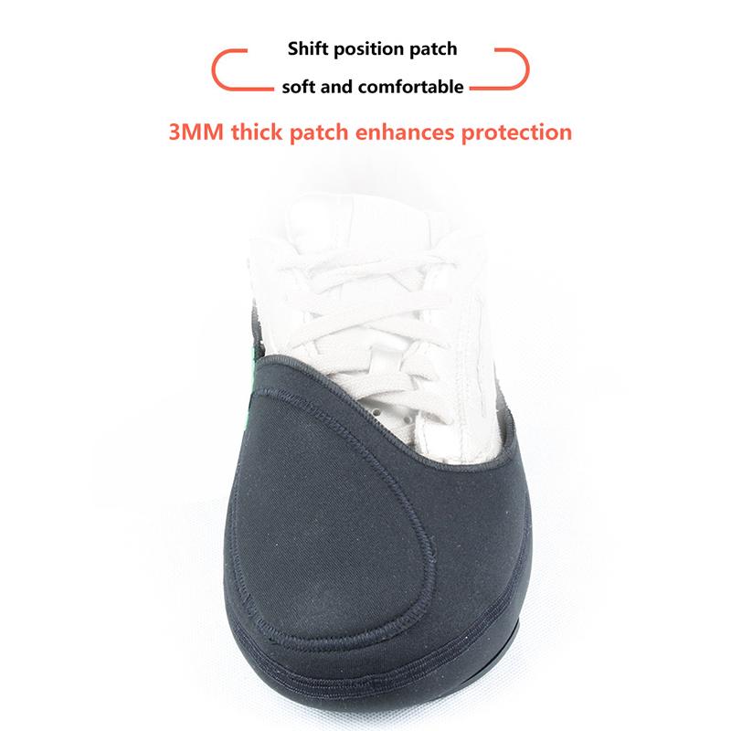 Ayakkabı Vites Kolu Koruyucu Kaymaz Su Geçirmez Siyah Kolay Takılan Motosiklet Parmak Ucu Koruyucu Vites