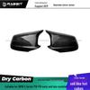 Carbon Fiber Horn Style Rearview Mirror Shell for BMW 5 Series F10/F18 Models 2010-2013.