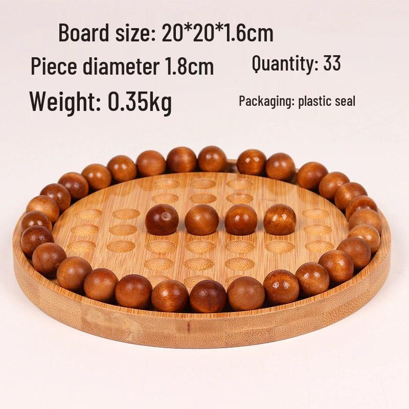 Stor Diamant Schack Klassiker: Träpedagogiskt Bordsspel för Barn