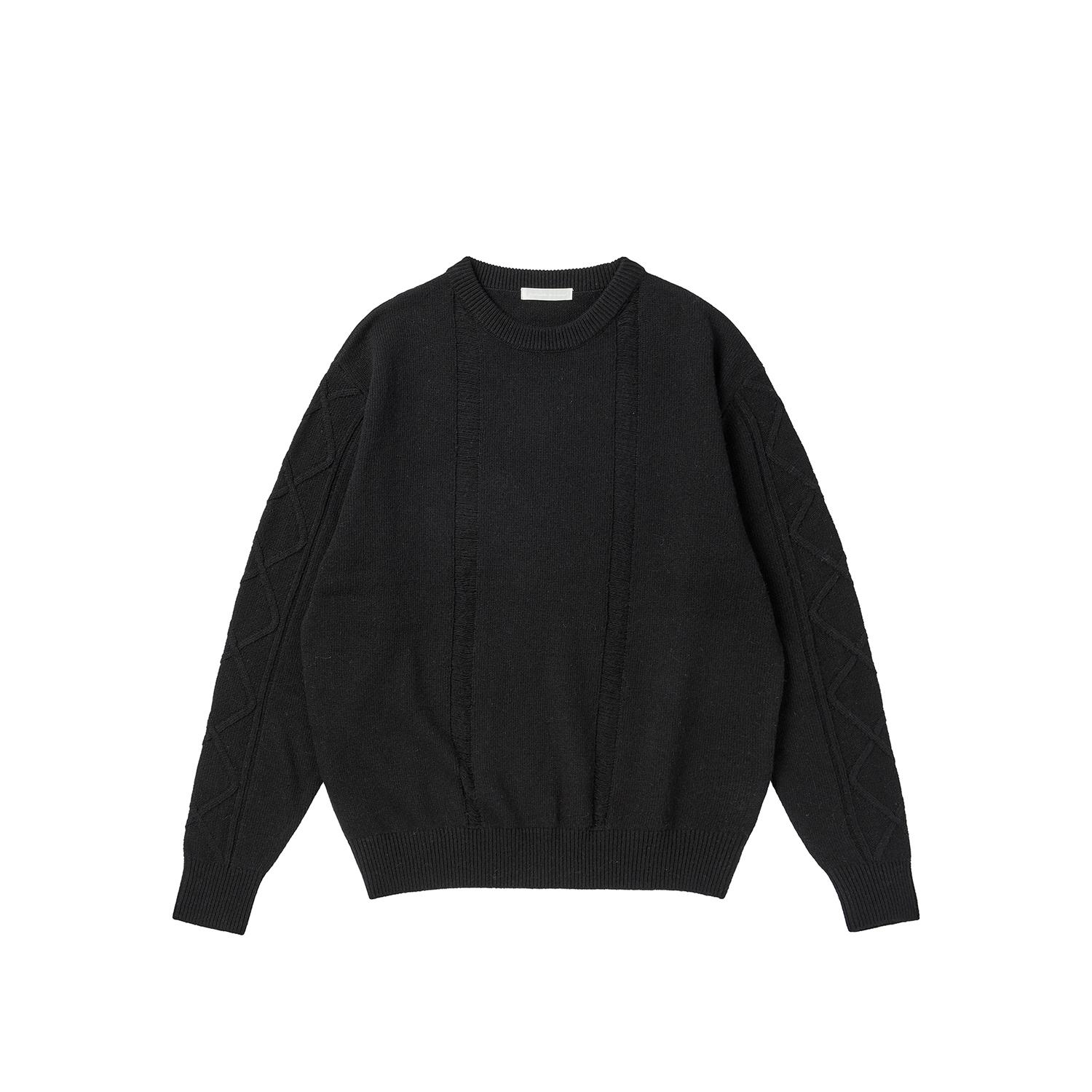 Walls While Movement Damaged Fisherman Knit (Black) Black (Black)/1