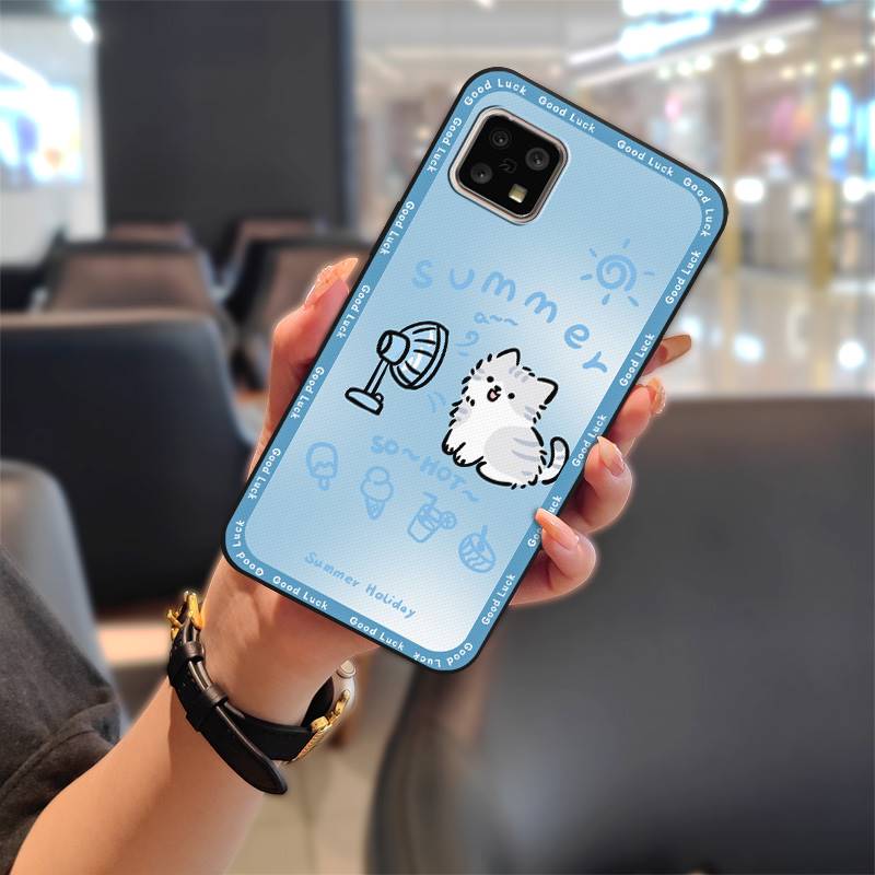Full wrap Anti-knock Phone Case For Sharp Aquos Sense4 4G/Sense 5G Dirt-resistant TPU Cute Fashion Design Back Cover