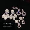 Reykjavik Disc Gemstone Pearl Ring, Tahiti, Deep Sea Beads, Dream Weaving Lace Zircon Earrings