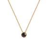 304 Stainless Steel  Birthstone Necklace 18K Real Gold Plated Link Cable Chain Necklace For Women Jewelry Gift 45cm, 1 Piece