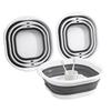 Portable Folding Wash Basin: Space-Saving, Multi-Purpose for Home, Travel, Dorms, and Foot Soaks