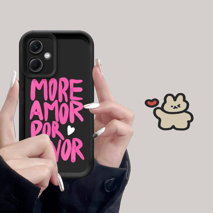 Love Heart More Amor Por Favor Case for Xiaomi Poco F8 X3 NFC X3 Pro C50 C51 C61 Phone Cover