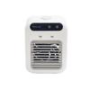 (blanc) Ventilateur Rafraîchisseur Humidifiant Aromathérapie Ventilateur Climatiseur de Bureau Refroidisseur Portable pour Dortoir d'Étudiant Maison Mini Refroidisseur d'Air Évaporatif
